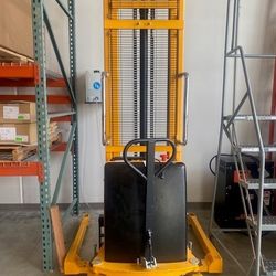 Semi Electric Straddle Stacker Forklift $3950