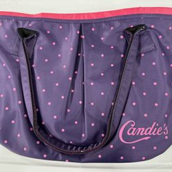 Candie’s Purple and Pink Tote Bag (Stylish and Versatile, Excellent Condition)
