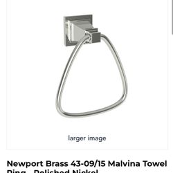 Newport Brass Malvina Towel Ring High End Fixture 