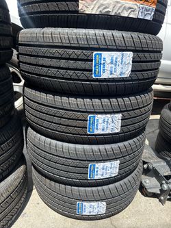 225/55/18 maxtrek 4 New tires installation and balance 40,000 Miles Warranty