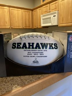 Seahawks Embroidered Signature Football