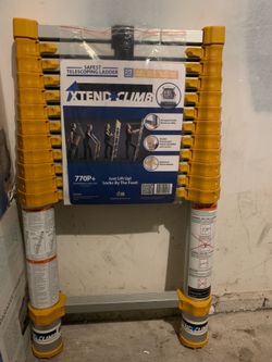 Brand new xtend+climb 12.5ft telescoping extension ladder