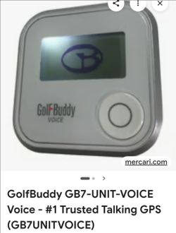 GolfBuddy GB7-UNIT-VOICE Voice #1 Trusted Talking GPS - (GB7UNITVOICE).