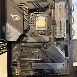 Motherboard/CPU/Ram Combo: Z390e, i9-9900K, DDR4 3000mhz 64gb