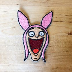 Bob’s Burgers Louise Belcher Funny Cute Embroidered Iron On Patch