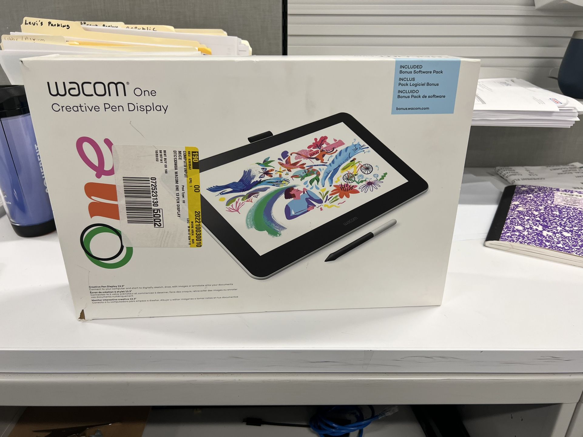 Wacom One 13.3 Inch Drawing Tablet