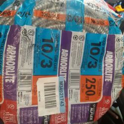 ARMORLITE ( SOUTWIR ARMORLITE 250-ft 10/3 Aluinum MC ( Metal Clad ) Cable 
