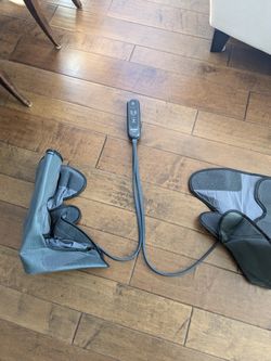 Leg compression/massager for circulation