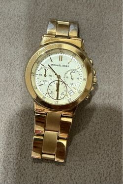 Michael Kors Women's Gold Stainless Steel Analog Dial Quartz Watch