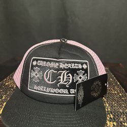 Chrome Hearts Trucker Hat pink