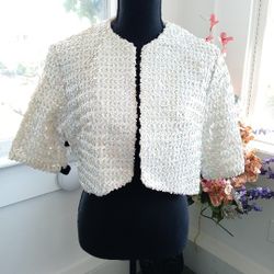 Sequins Jacket Vintage Clothing Sequins Fabric Unique 
