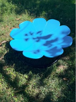 Kids Petal Rotating Sensory Spinning Chair - Lightweight Portable Indoor/Outdoor Toddler Balance