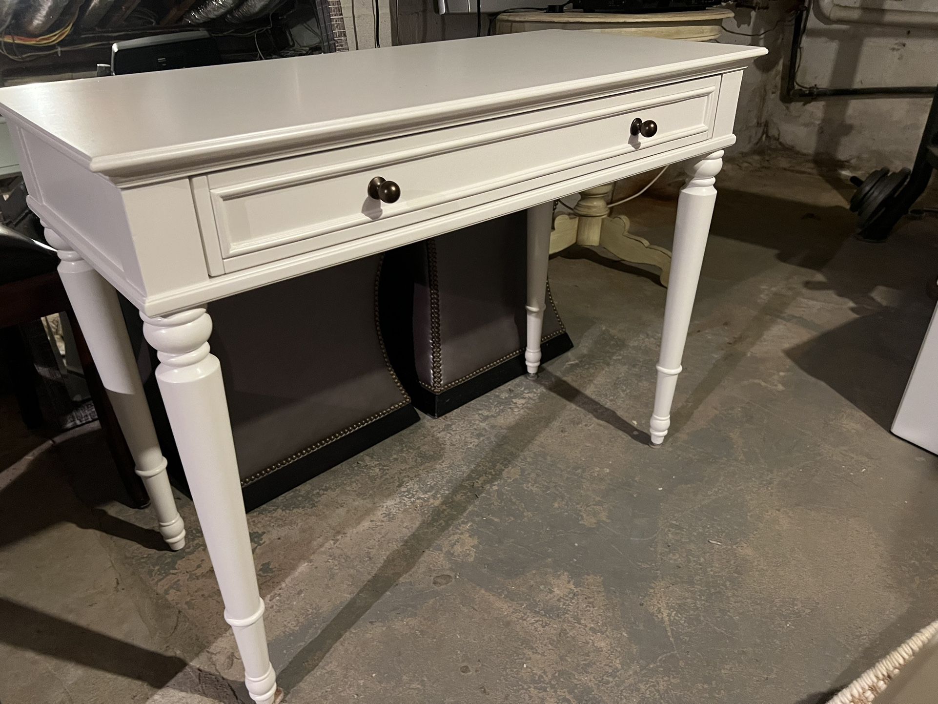 White Pottery Barn Desk