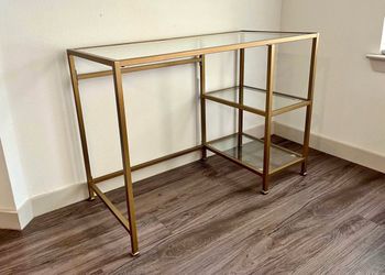 Glass desk /console table