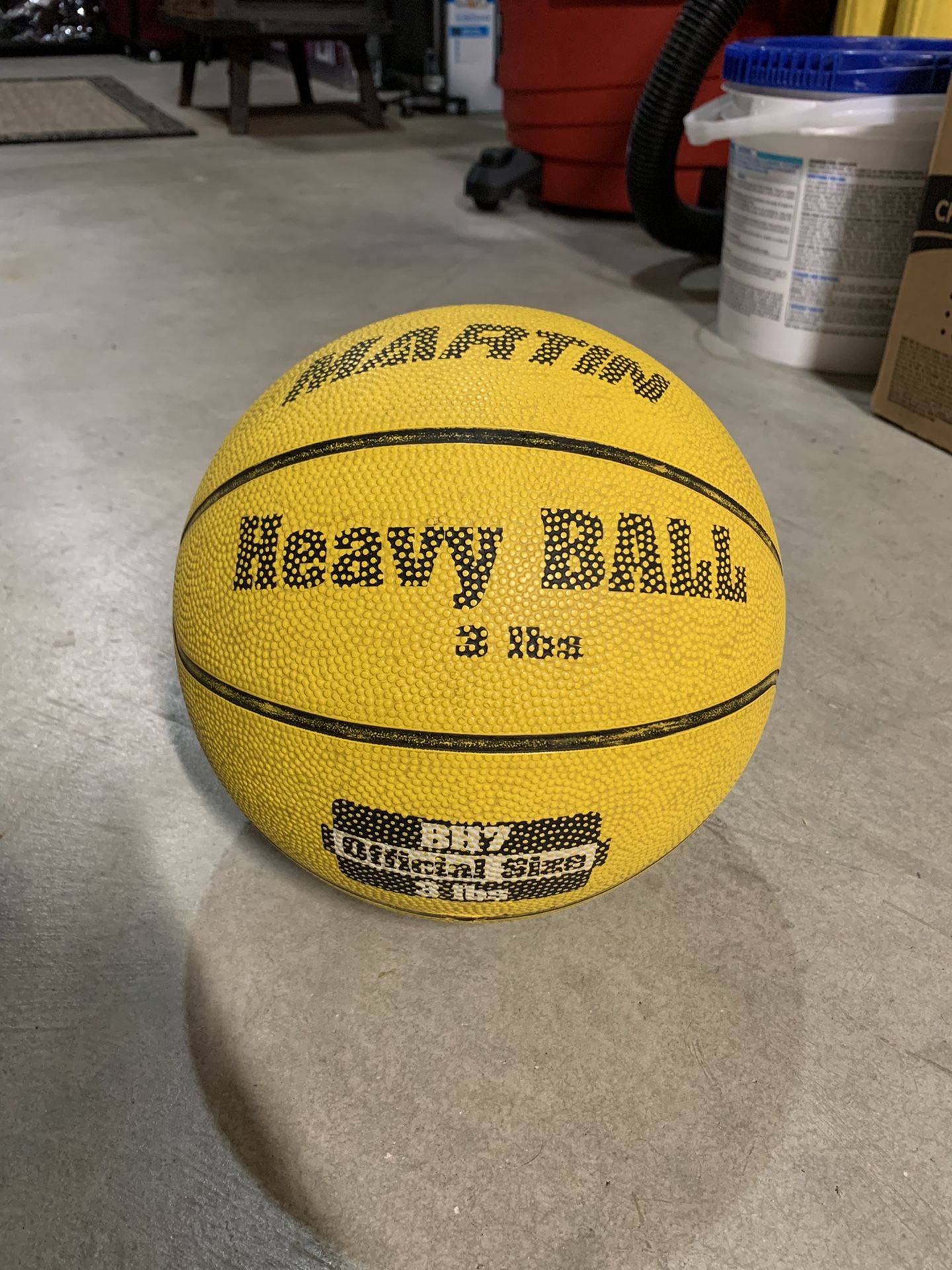 Heavy Basketball 3 LBS Weighted Training Aid