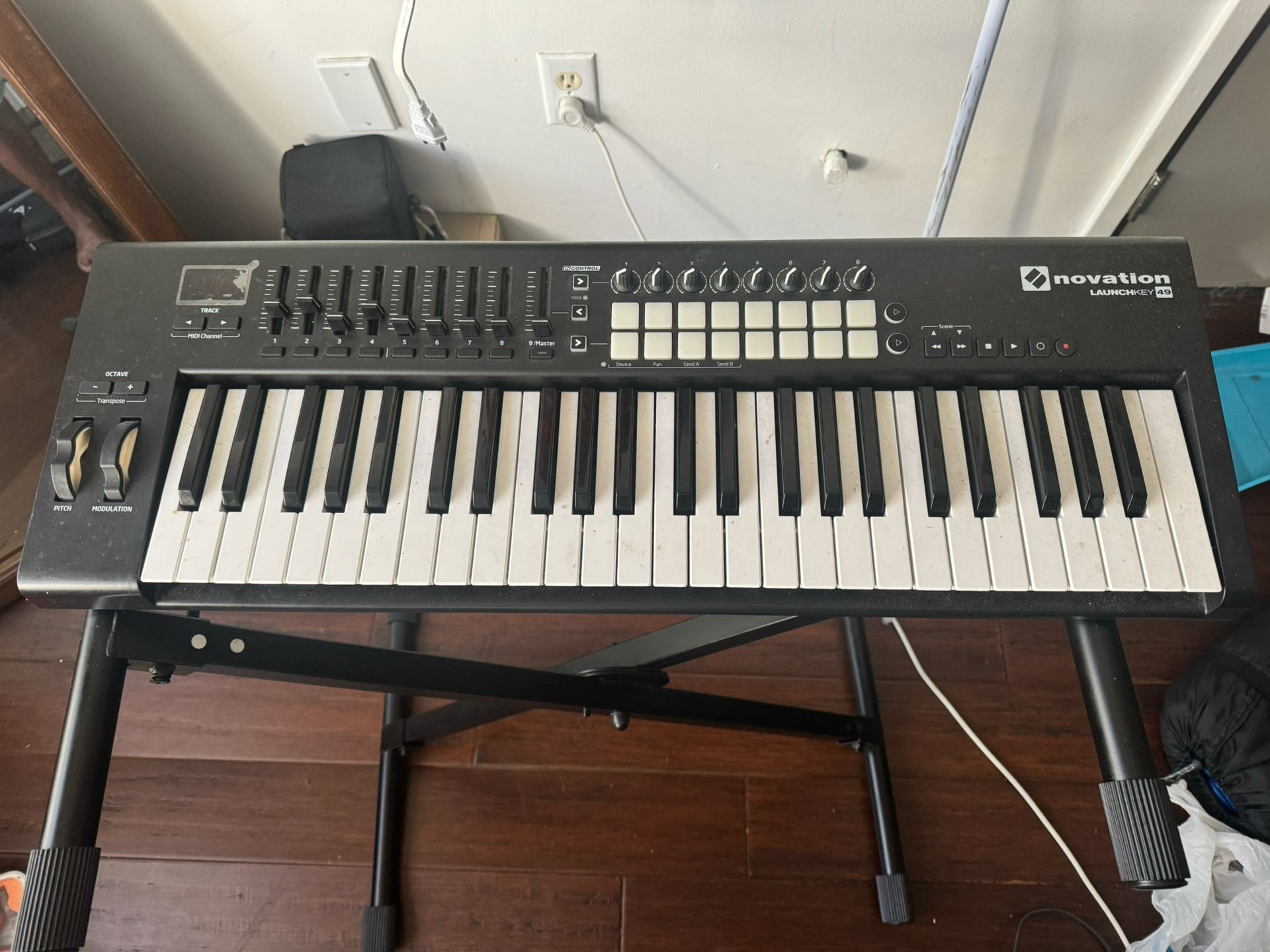 Novation 49 key piano keyboard