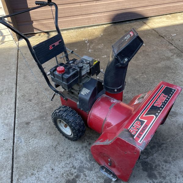 Spirit 5hp 24” snow Blower With Electric Start Works Good for Sale in