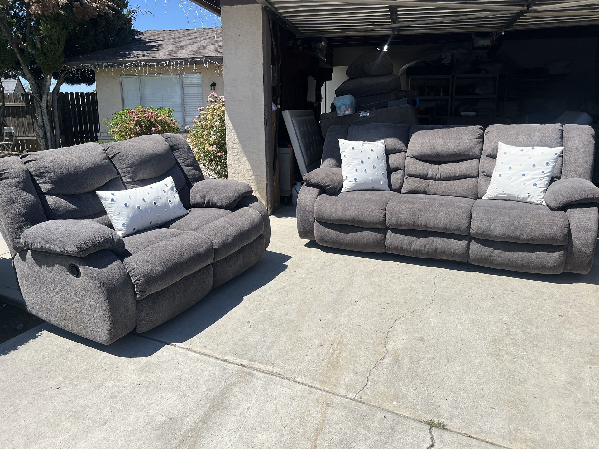 Gray Recliners 