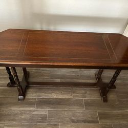 Antique library table