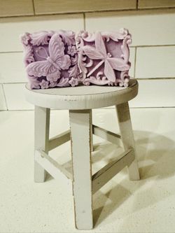 Handmade Organic Butterfly/Dragonfly Lavender &Vanilla Birch Hand Soap With Shea & Mango Butters
