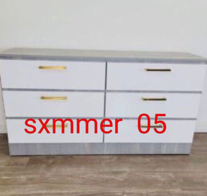 1 Piece Dresser Without Mirror New Available In 5 Different Colors White Dark Brown Gray And  Black  Same Day Delivery 170$