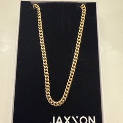 Jaxxon Cuban Link Gold Chain 20 In 5mm