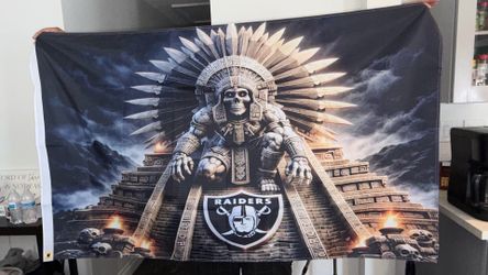Raiders Aztec flag