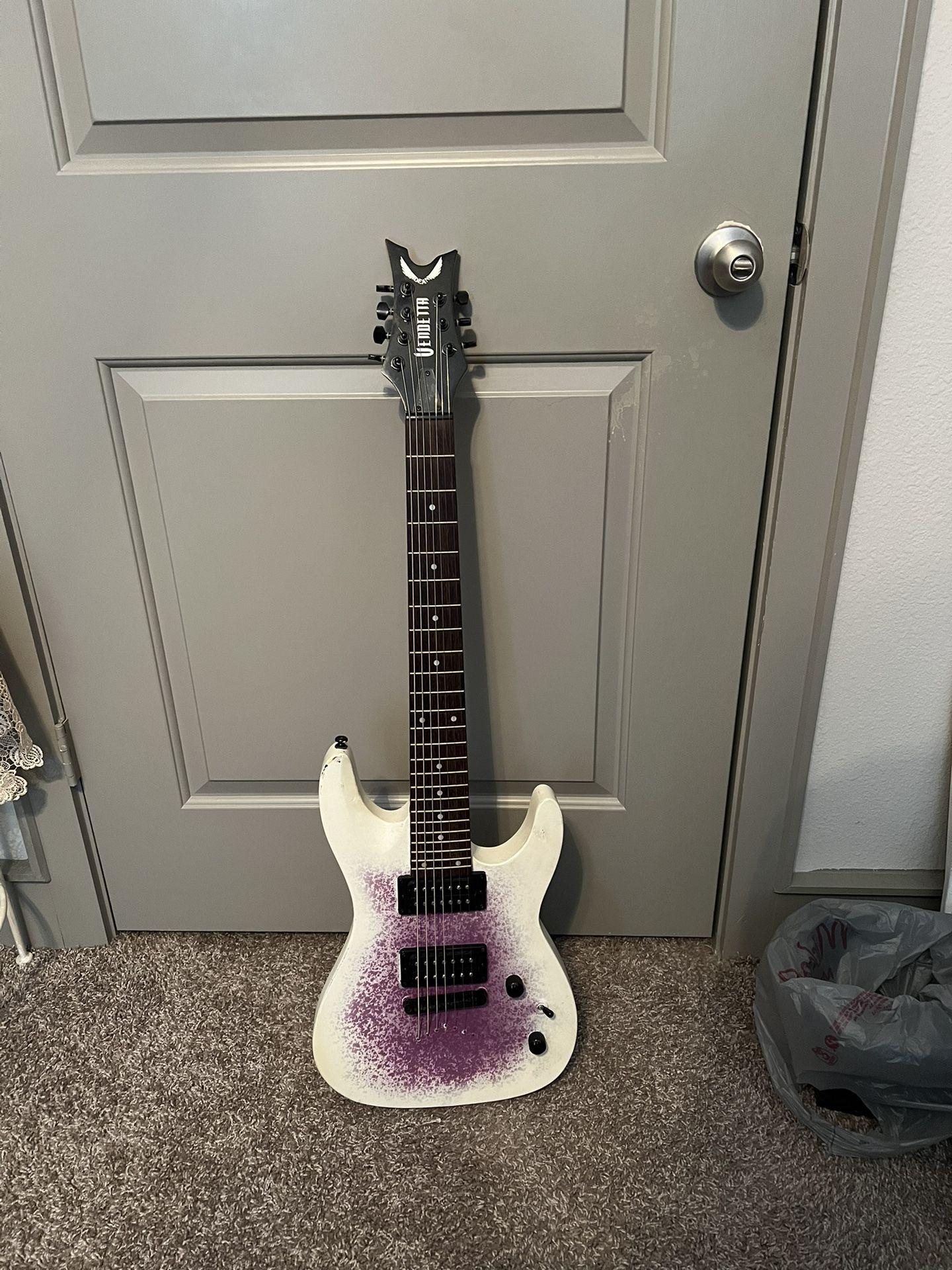 Custom Painted 7-String Dean Vendetta