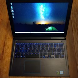 VR Ready! Dell 16 Inch Gaming Laptop Intel Core i7-8750H 16 GB Ram 256 GB SSD 1 TB HD GTX 1060 6 GB DDR5 MAX Q Windows 10 