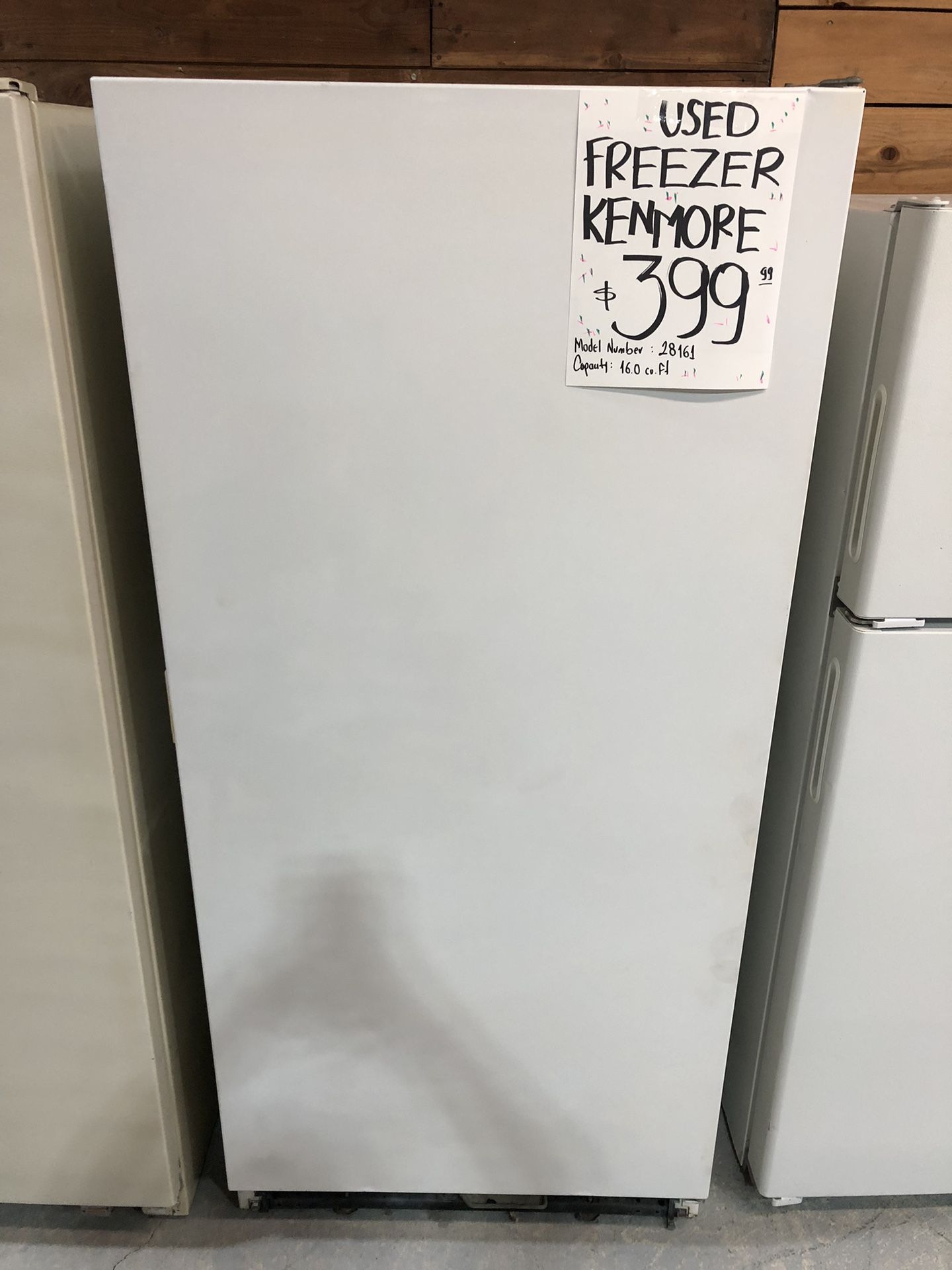 Used Freezer Kenmore 