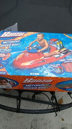 Motorized speed boat