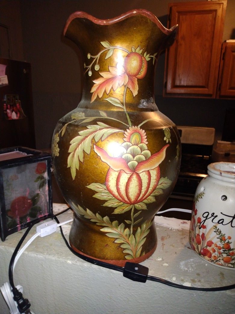 Vintage Rose Vase