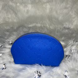 Blue 4pc Purse with wristlet straps