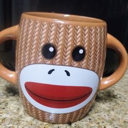 Cute Sock Monkey Coffee Mug
