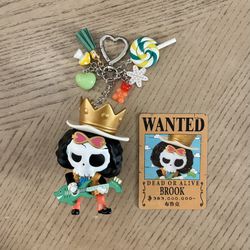 The Monsters x One Piece Series Handmade Keychain - Brook