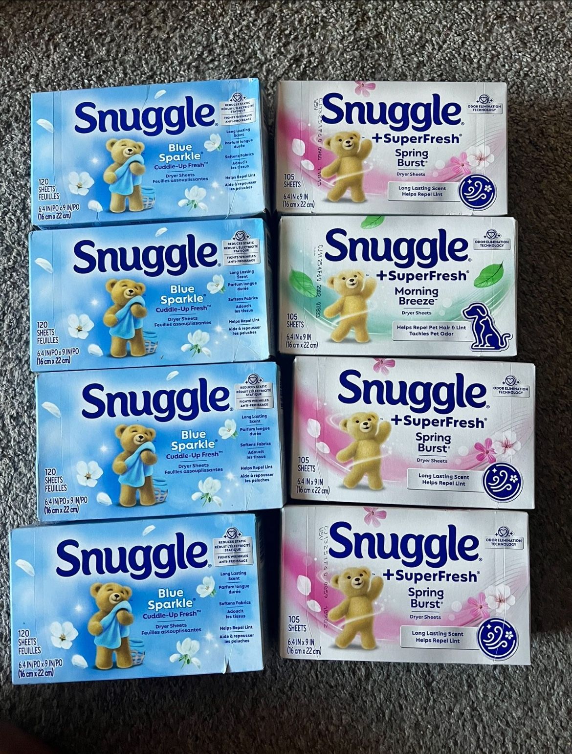 Snuggle Dryer Sheets *2 For $5*