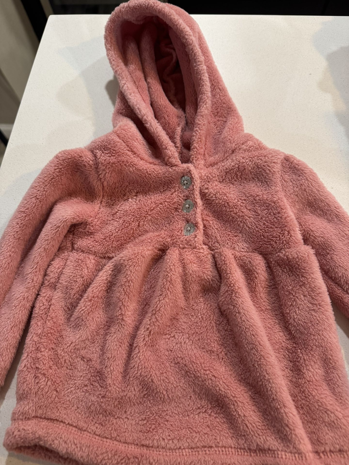 Carter's Soft Pink Fleece Jacket For Baby Girl (18m)