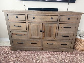 Dresser buffet entertainment center