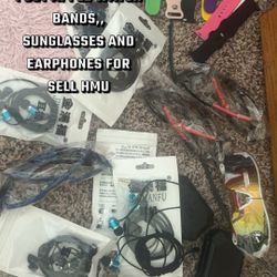 Earbuds, Sunglasses and Apple Watch Bands
