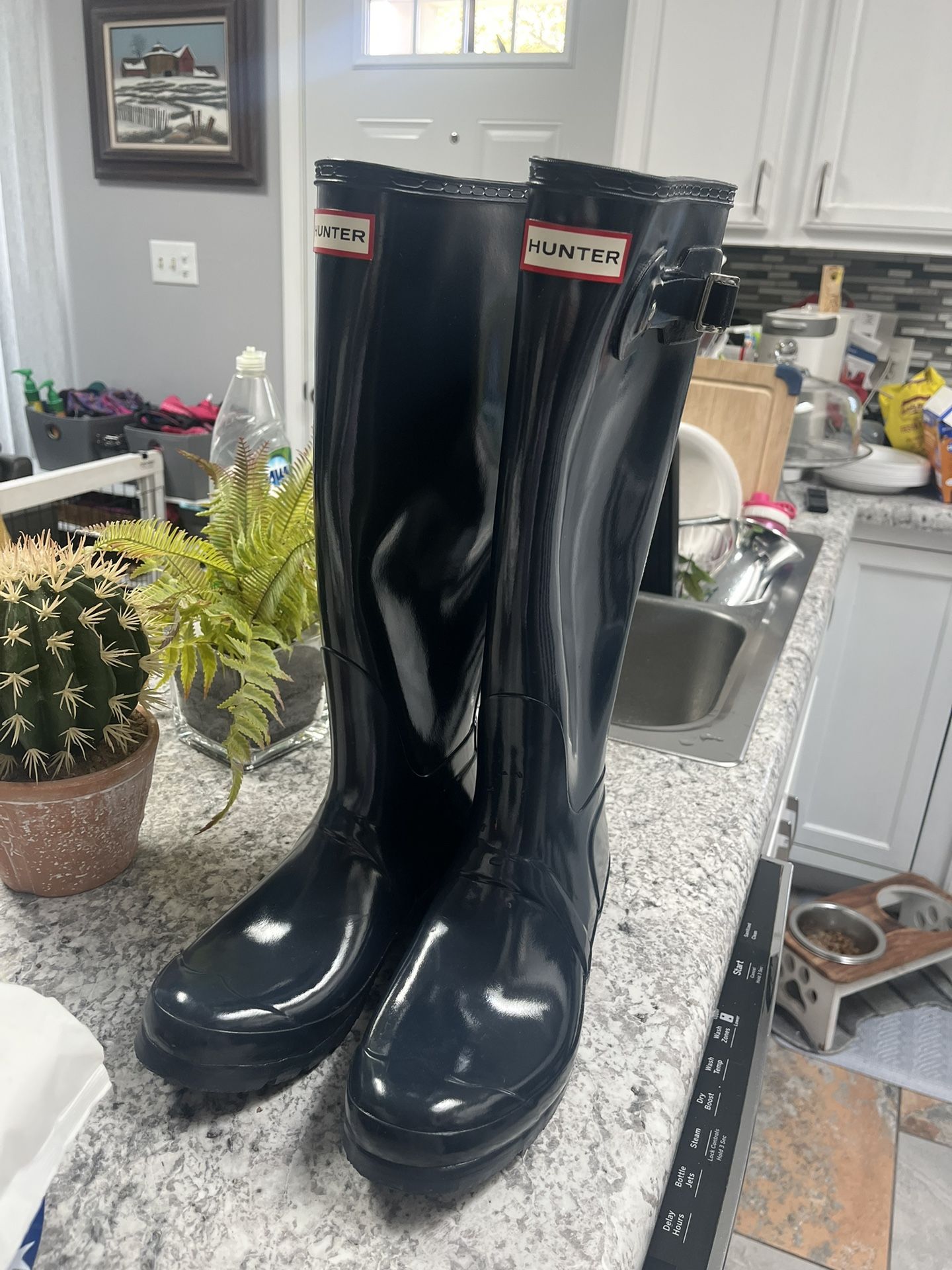 Blue Hunter Tall rain boots