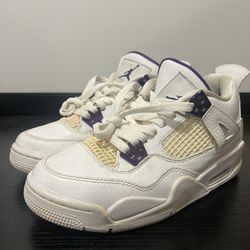 SIZE 6 - Air Jordan 4 Retro Mid Purple Metallic