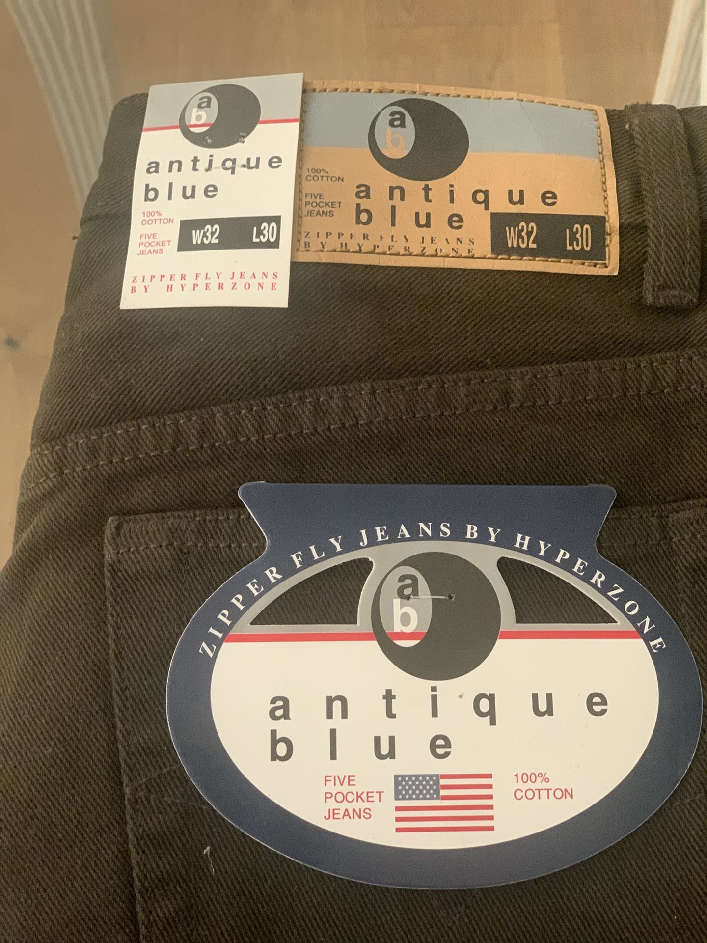 New Antique Blue 100 % Cotton Jeans.