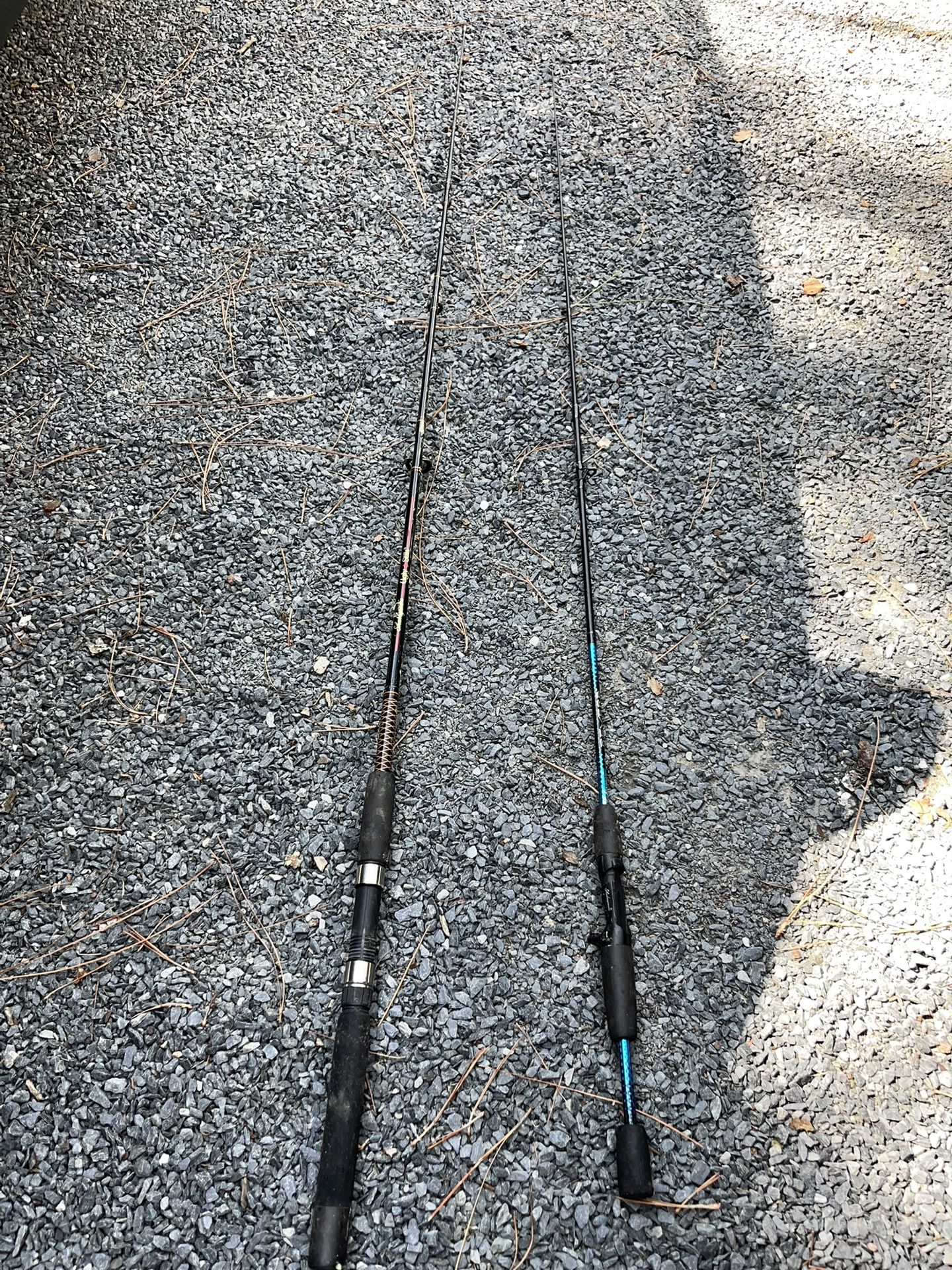 Two shakespeare fishing rods