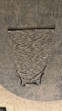 Loft Gray Marled Knit Sleeveless Dress