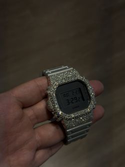 Cvd Lab Diamond Custom G Shock 11ct Mosaic Setting