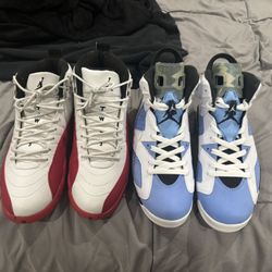 Jordan 6 And 12 Size 10 Men 