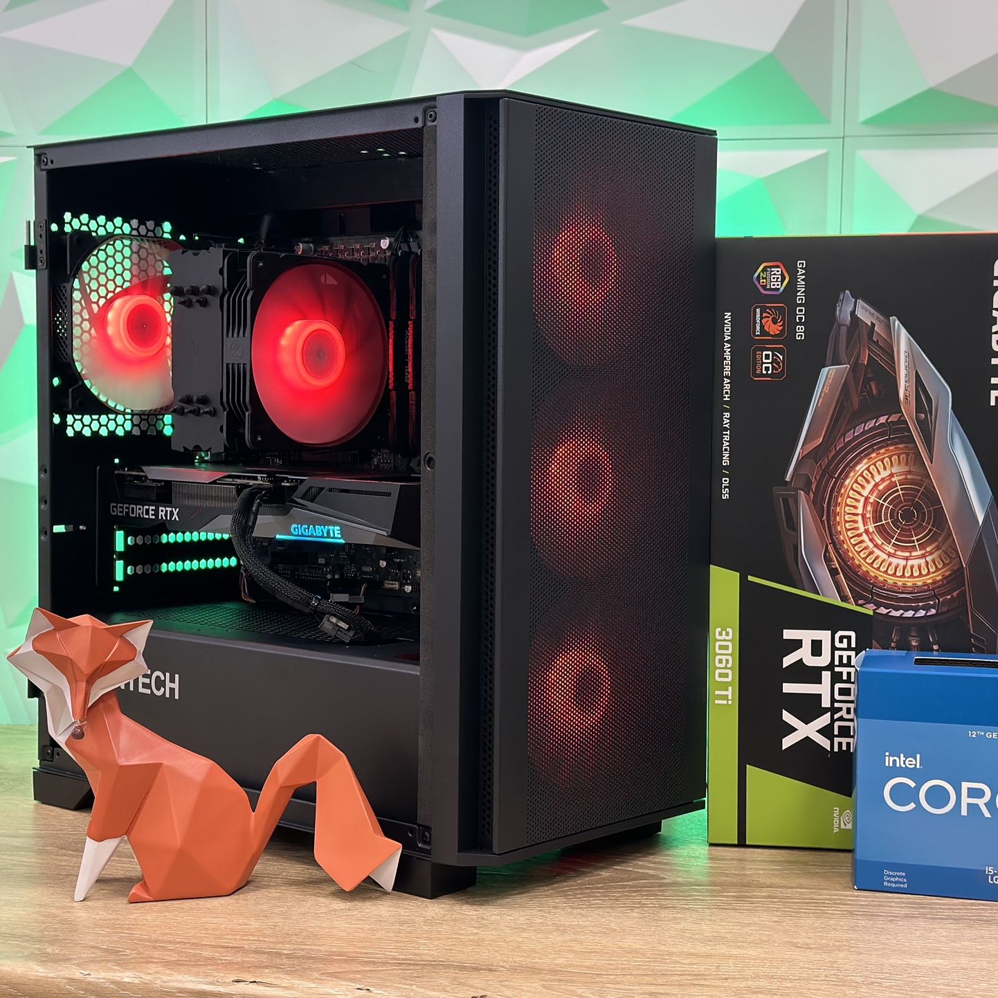 🦊 FOX 117🦊 FINANCE AVAILABLE 🦊 FOX GAMING PC | DESKTOP | COMPUTER | RIG | INTEL I5-12400F | NVIDIA RTX 4060TI | 16 GB DDDR4 RAM | 1 TB SSD | WIN 11