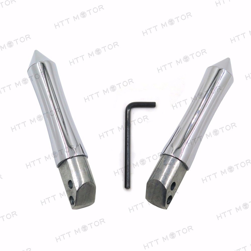 Chrome Footpegs For 1(contact info removed) Honda CBR 600RR F2 F3 F4 / 1(contact info removed) Honda CBR 400RR PN: MT255-001-CD