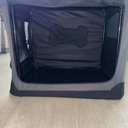 Top Paw Soft Dog Crate / Canvas Pet Carrier – Medium/Large