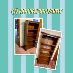 Wooden Bookshelf/ Bookcase 